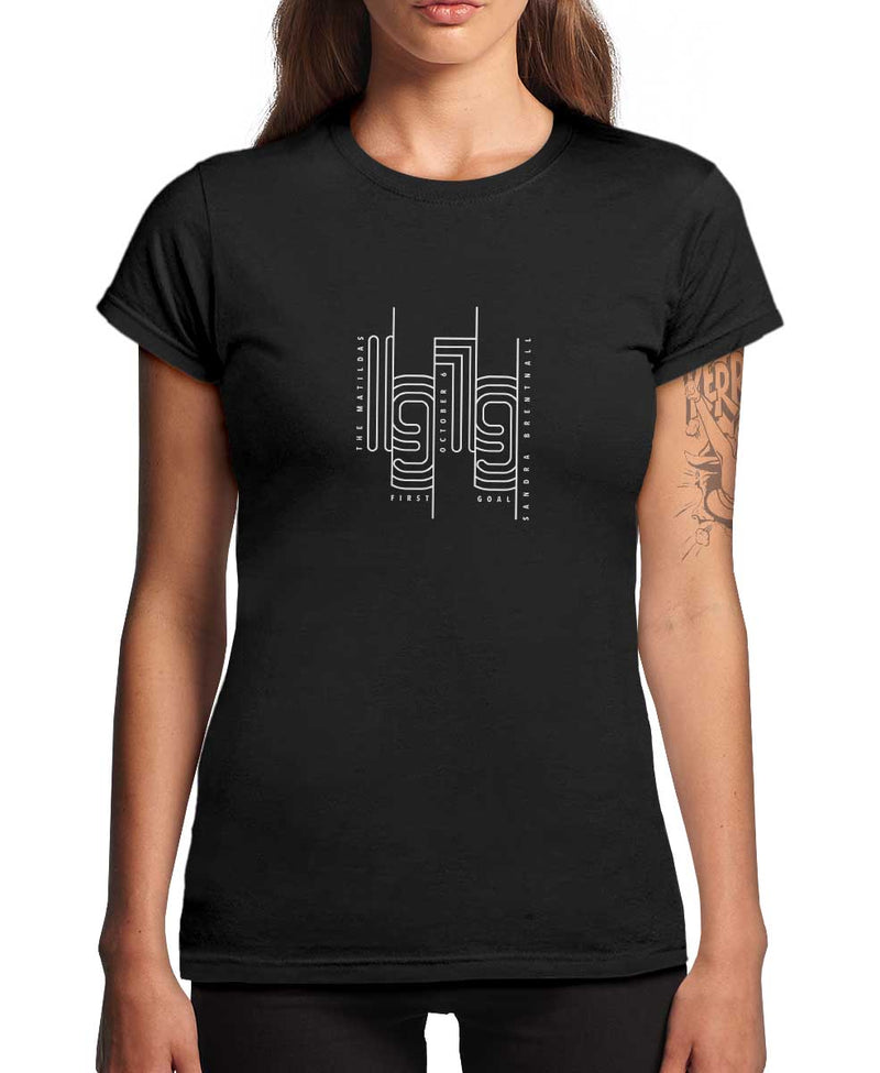Sandra Brentnall: Matilda's First Goal Scorer tee by Strip Tees