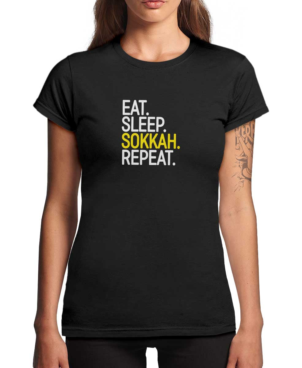 Eat. Sleep. Sokkah. Repeat.