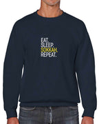 Eat. Sleep. Sokkah. Repeat.