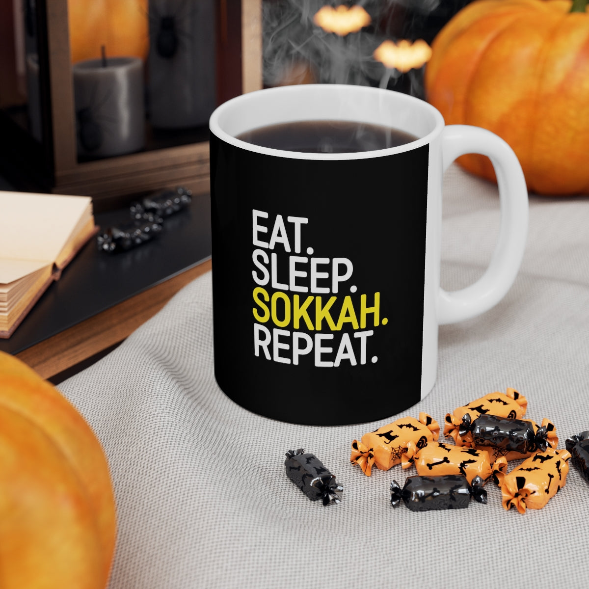 Eat. Sleep. Sokkah. Repeat.
